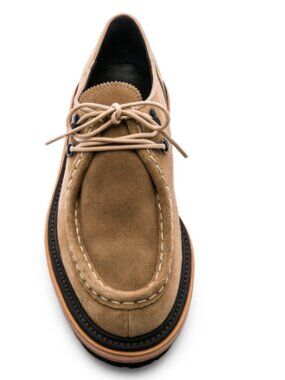 Sacai Suede Hybrid Sole Shoes Beige EU 43